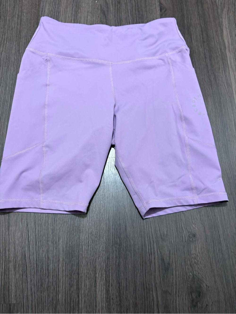 BCBGeneration Lilac High-Rise Bike Shorts